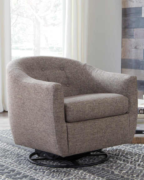Upshur Taupe Accent Chair - Ella Furniture