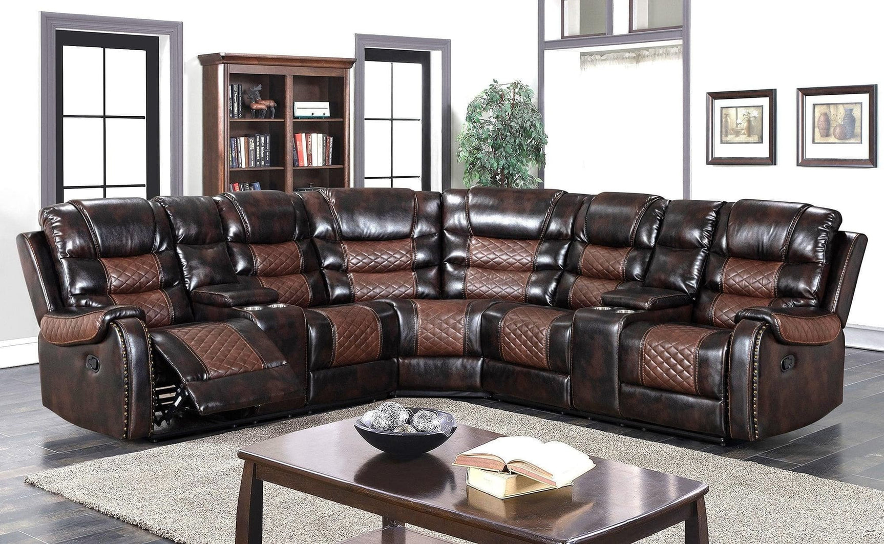 Martin21 Reclining Sectional - Ella Furniture