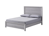 Adelaide Drift Wood Modern Contemporary Solid Wood And Veneers Twin Bed - Ella Furniture