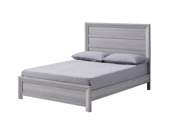 Adelaide Drift Wood Modern Contemporary Solid Wood And Veneers Twin Bed - Ella Furniture