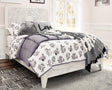 Paxberry Whitewash Full Panel Bed - Ella Furniture
