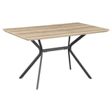 Edgecreek 53 inch Composite Wood Dining Table Light Brown