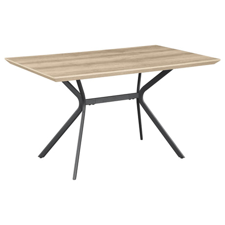 Edgecreek 53 inch Composite Wood Dining Table Light Brown