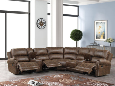 Carrol Oversized Reclining Sectional - Ella Furniture