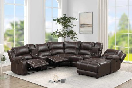 Lionel Oversized Reclining Sectional - Ella Furniture