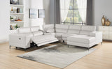 Milano Pearl - 6Pc Power Reclining Sectional - Ella Furniture