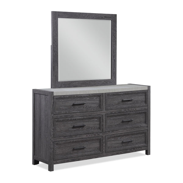 Madsen Gray 6 Drawers Dresser