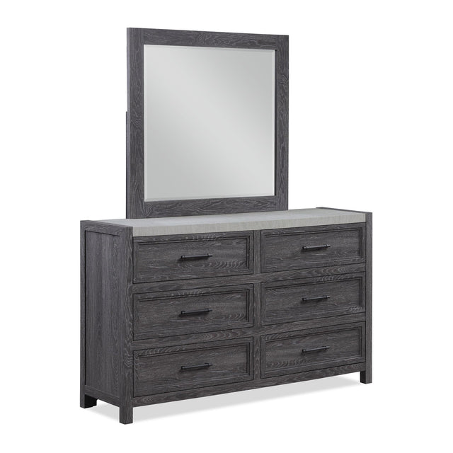 Madsen Gray 6 Drawers Dresser