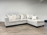 410 Cream Sectional - Ella Furniture