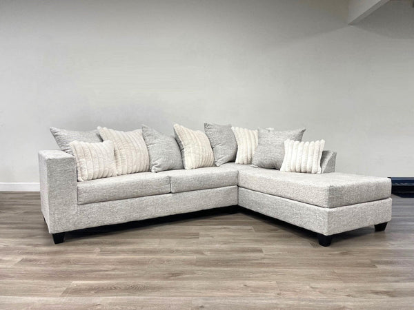 410 Cream Sectional - Ella Furniture