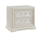 Alexandria Cream 2 Drawers Nightstand