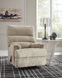 Man Fort Dusk Chenille Recliner - Ella Furniture