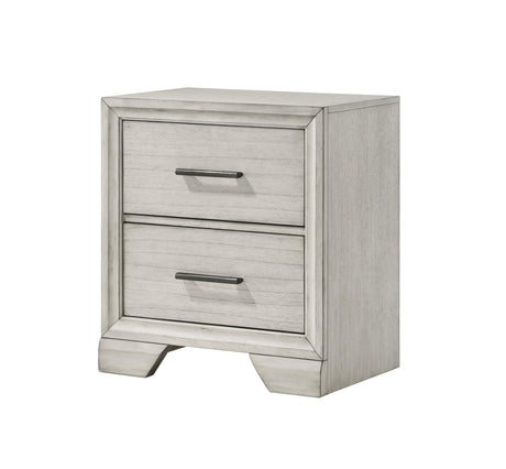 Jaymes White 2 Drawers Nightstand