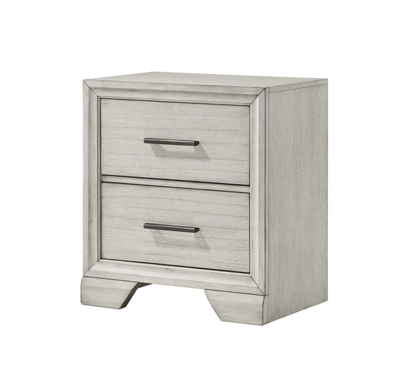 Jaymes White 2 Drawers Nightstand