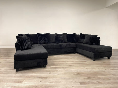 411 - Double Chaise Sectional - Ella Furniture