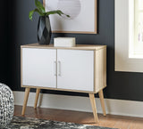 Orinfield Natural/white Accent Cabinet - Ella Furniture