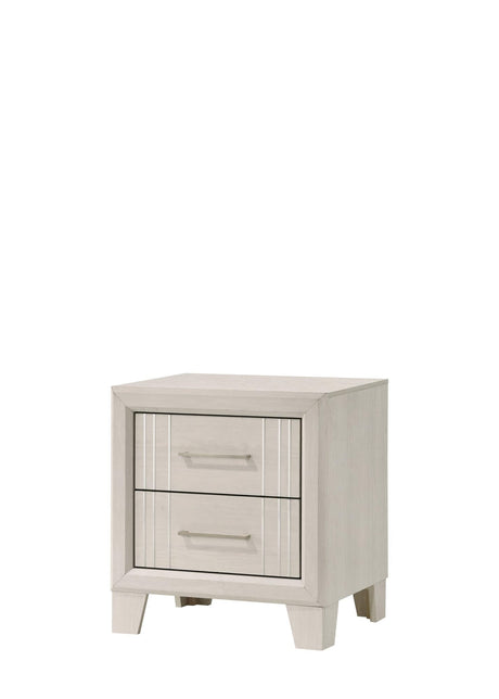 Charlie Cream 2 Drawers Nightstand