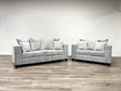 410-2Pc-gray Sofa And Loveseat Set - Ella Furniture