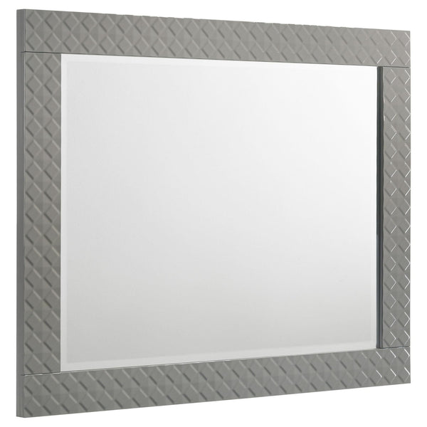 Ives Dresser Mirror Gray High Gloss