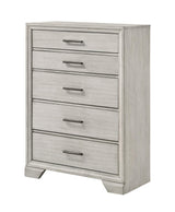 Jaymes White 5 Drawers Chest