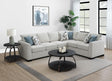 Tubasa Light Gray Sectional