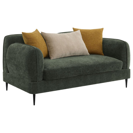 Soba Rich Green Loveseat