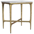 Umas Gold Marble End Table