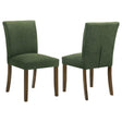 Cantley Upholstered Dining Side Chair Green (Set of 2) 106378