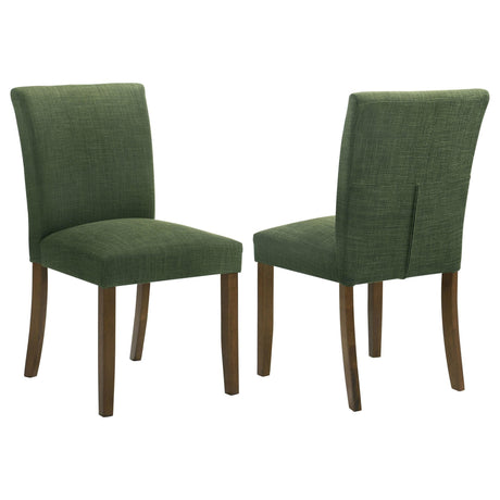 Cantley Upholstered Dining Side Chair Green (Set of 2) 106378