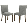 Cantley Upholstered Dining Side Chair Gray (Set of 2) 106379