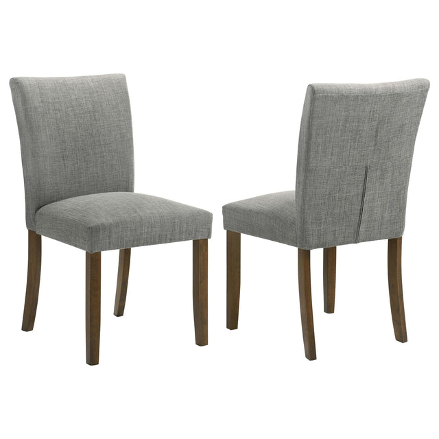 Cantley Upholstered Dining Side Chair Gray (Set of 2) 106379