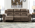 Stoneland Fossil Faux Leather Power Reclining Sofa - Ella Furniture