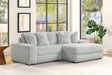 Sunday Gray 2-Piece Sectional