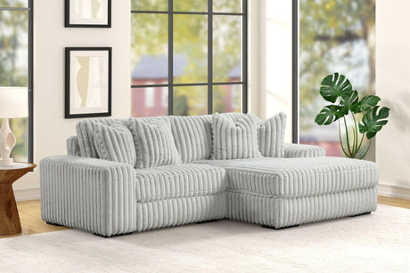 Sunday Gray 2-Piece Sectional