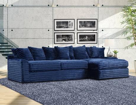Julia Navy Blue Sectional