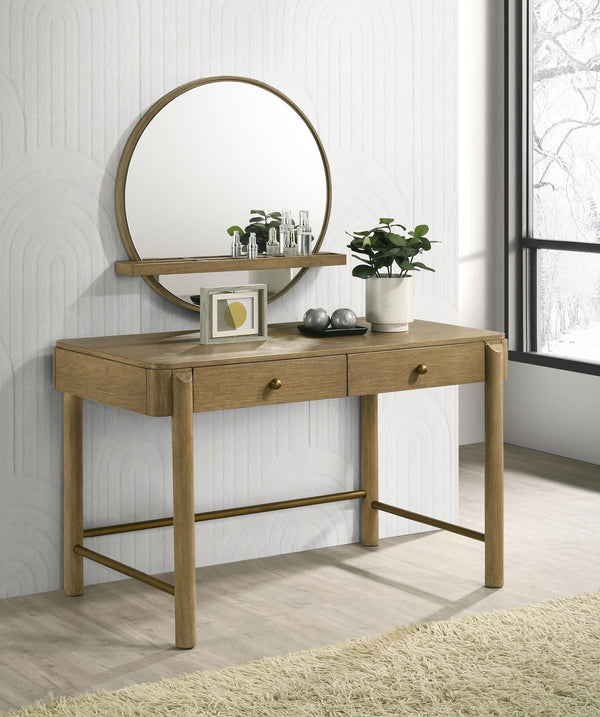 Arini Arini 2-Piece Makeup Vanity Table Mirror Set Sand Wash 224307-SET