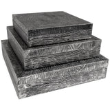 Keldy Antique Pewter Finish Box (Set Of 3) - Ella Furniture