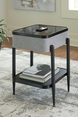 Jorvalee Gray/black Accent Table - Ella Furniture