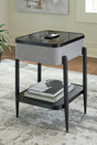 Jorvalee Gray/black Accent Table - Ella Furniture