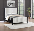 Brookmead 60-inch Upholstered King Bed Black 224710KE