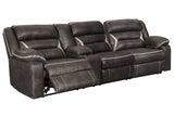Kincord Midnight Nuvella® 2-Piece Power Reclining Sectional - Ella Furniture