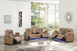 Stefano Brown 3-Piece Reclining Set