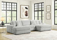 Sunday Gray 3-Piece Sectional