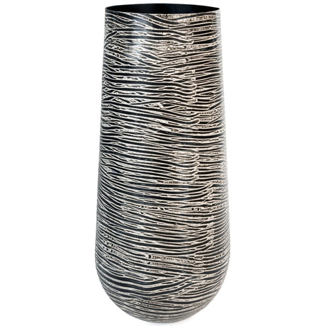 Fynn Antique Gray Vase - Ella Furniture