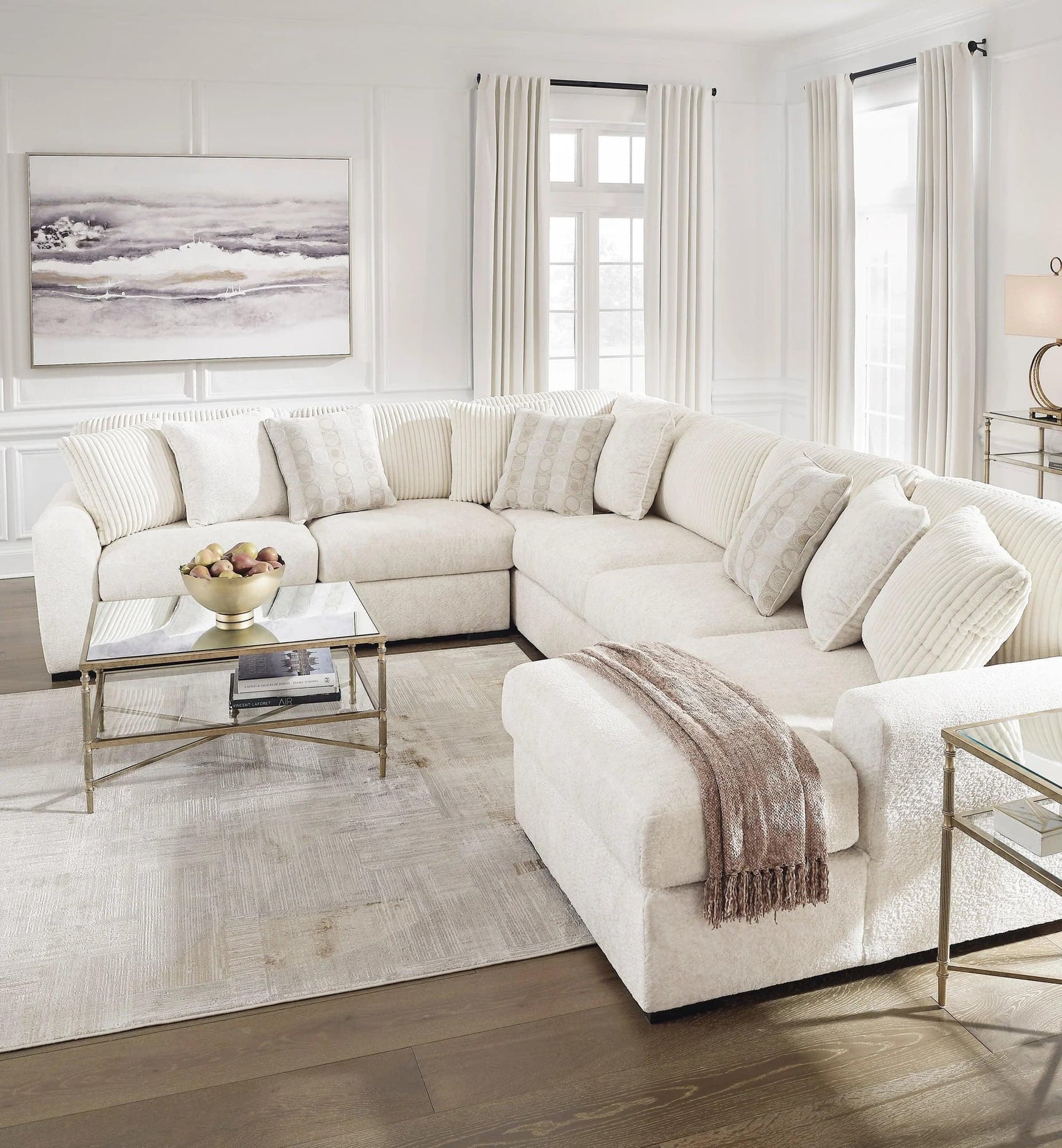 Chessington Ivory Oversized Sectional