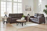 Vivi Brown 2-Piece Living Room Set