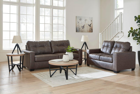 Vivi Brown 2-Piece Living Room Set