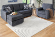 Lambworth Gray/cream 5'3" X 7' Rug - Ella Furniture