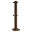 Rikkie Walnut Coat Rack Walnut Mirror 983281
