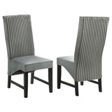 Barrand Upholstered Dining Side Chair Gray (Set of 2)